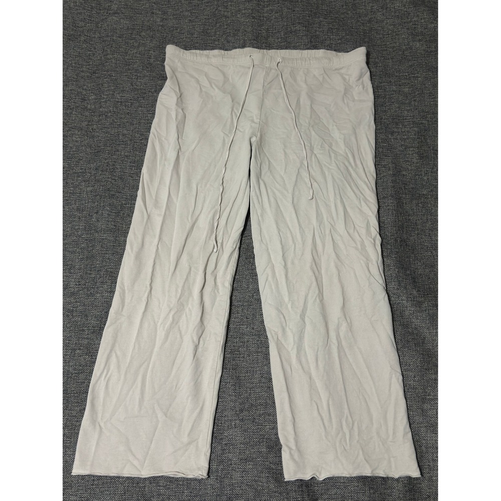 Orchadia Womens PS Pants Cotton Drawstring Beige Casual Lounge